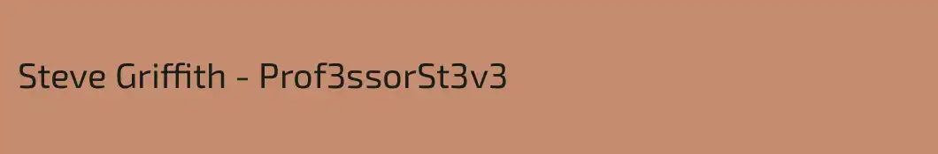 Steve Griffith - Prof3ssorSt3v3